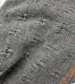 Lush two-tone textured lambswool scarf – Earth - Image 3