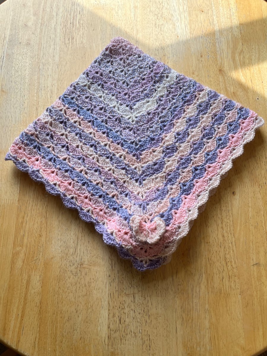 Bedtime butterfly baby blanket