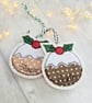 Christmas pudding tree decoration 