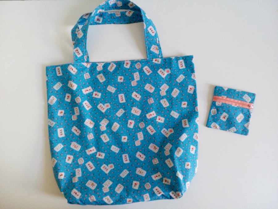 Beautiful Bundle Tote bag and purse gift set, bag, purse, reversible tote, 