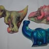 dinosaur novelty soap bar