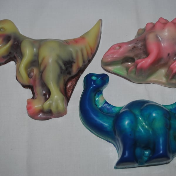 dinosaur novelty soap bar