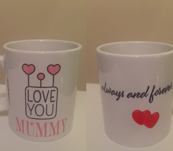 Love you Mummy always and forever mug. Mugs for mum