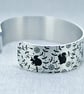 Squirrel cuff bracelet, nature jewellery with squirrels, wildlife gifts. B476 - Image 3