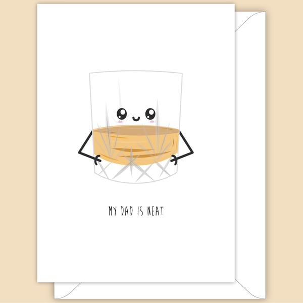 Funny Father's Day Card or Birthday Card for Dad