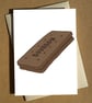 Bourbon Biscuit Greetings Card A6