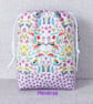 Project bag, drawstring bag, gnomes, mushrooms, bunnies  - Image 8