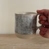 Handmade ceramic stoneware mug