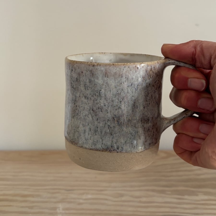 Handmade ceramic stoneware mug