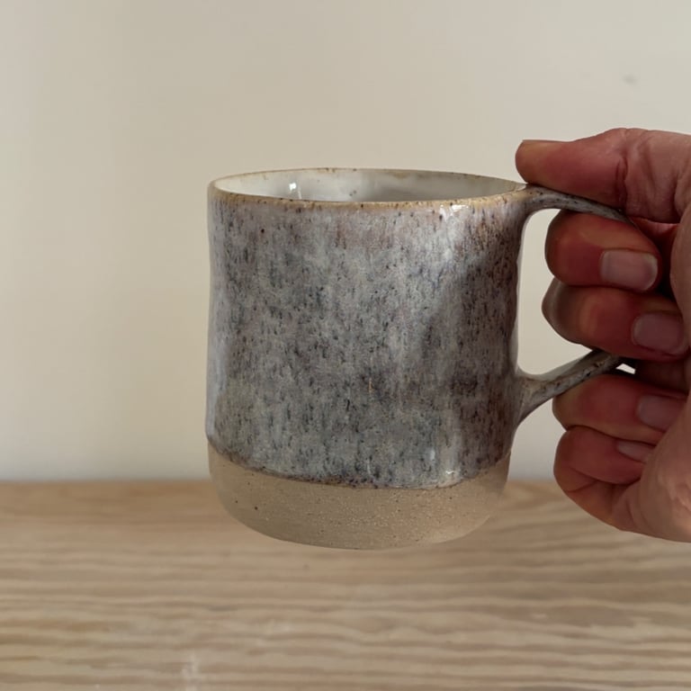 Handmade ceramic stoneware mug