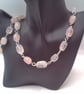 Pale Pink Rose Quartz Chunky Nugget Bead 3 Piece Jewellery Set, Gift for Her - Image 9