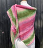 Light as a feather mohair hand knitted asymmetrical wrap  - Image 5