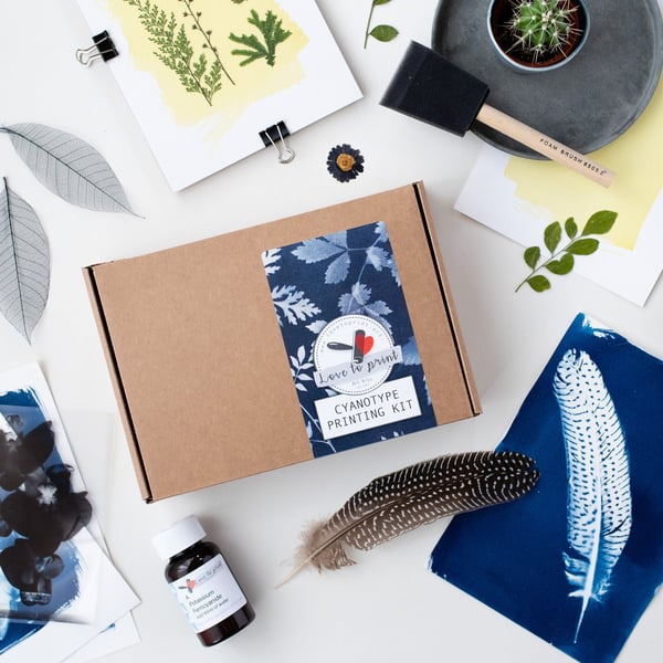 Cyanotype kit make your own blueprints at home
