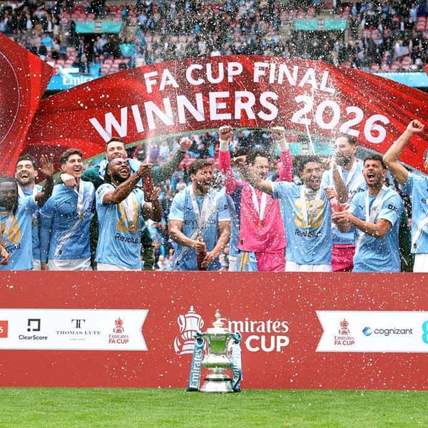 Manchester City FA Cup Winners 2026 Photograph Print