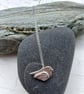 Silver bird pendant made from silver clay - Image 2
