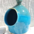 Salt Pig Medium size, handthrown with a Turquoise Glaze