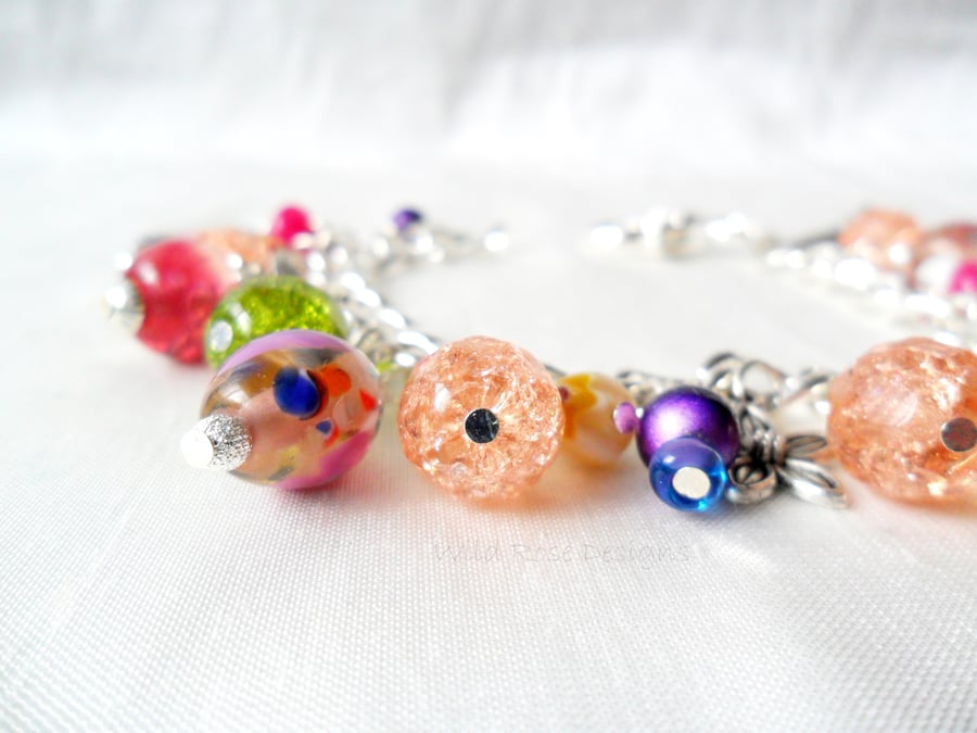 'Springtime' charm bracelet - Sale item!