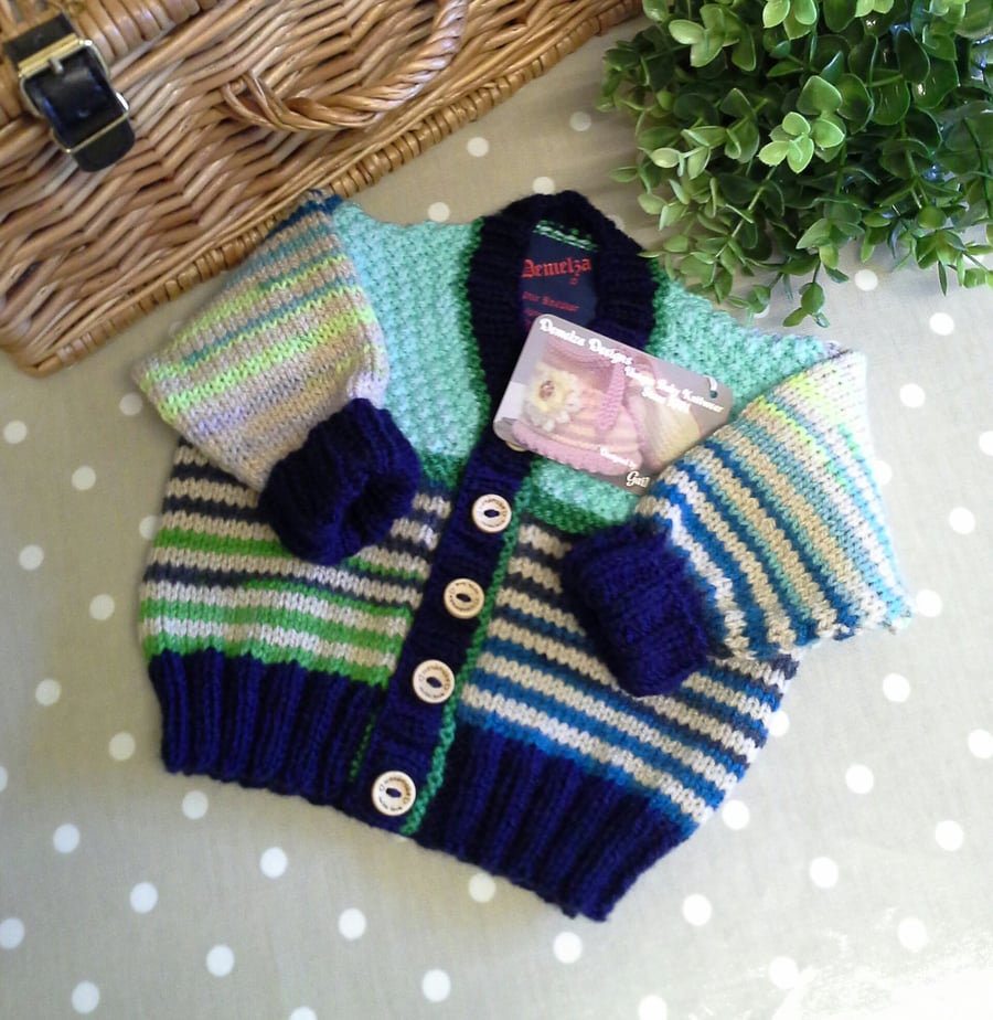 Baby Boy's Designer Cardigan  3-9 months size