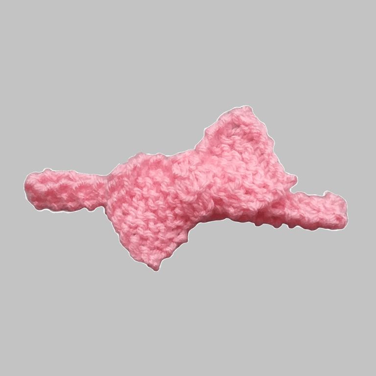 KNITTING PATTERN PDF Baby Bow Headband