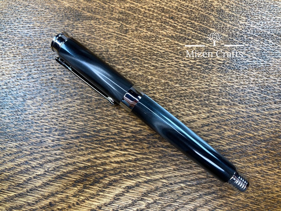 Handmade Black Pearl Fountain Pen