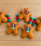 Handmade Felt Gingerbread Christmas Garland - Image 3