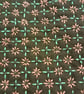 Small brown tote bag with sashiko embroidery detail  - Image 4