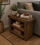 Rustic Solid Wood Side Unit - Handmade storage table - Living room coffee table  - Image 1