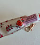 Faux leather lip balm holder keyring  - Image 2