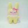 TAKE 30% SALE Little Yellow Bunny Fleece Soft Toy, Bunny Plush, Sweet Baby Bunny