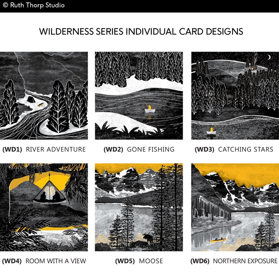 Individual Cards: Wilderness Series (Choose your design)