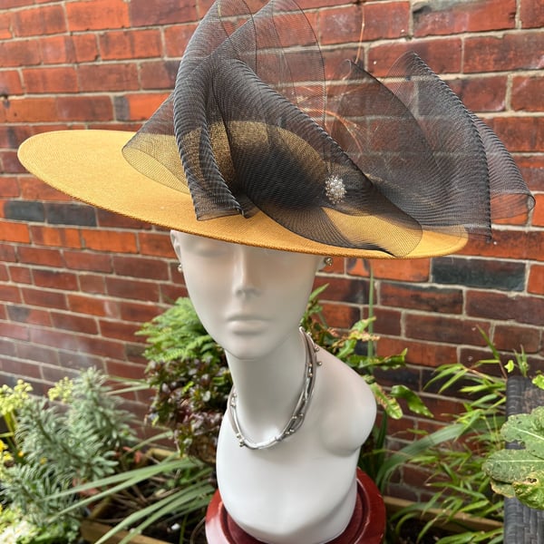 Beautiful Handmade hat, Hat for the Races, Hats for Ascot, Special Occasion Hats