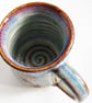 Blue Textured Mug - Hand Thrown Stoneware Ceramic Mug - Image 5
