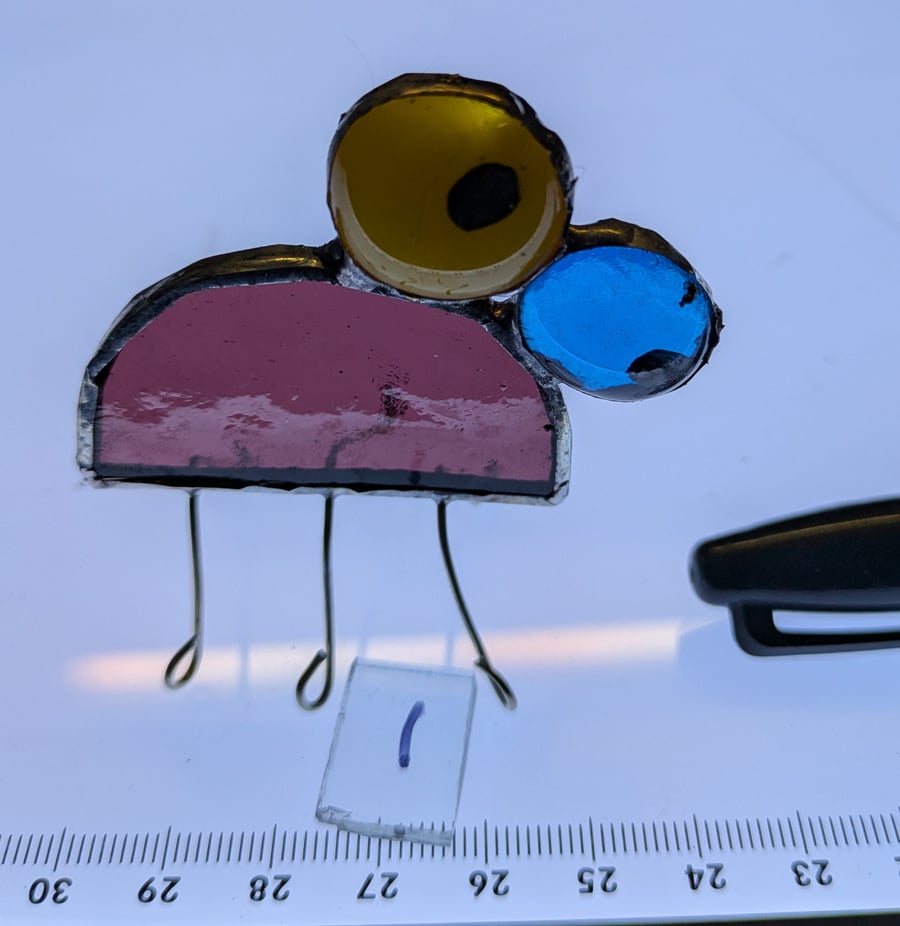 Infestive painted stained glass dome shaped Bugs