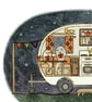 Ghosts go camping, Ghosts of Summer, 90s nostalgia, A4 art print - Image 2