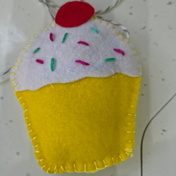 Birthday Bunting Cupcake Design