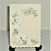 original hand painted Sympathy card ( ref F 480)