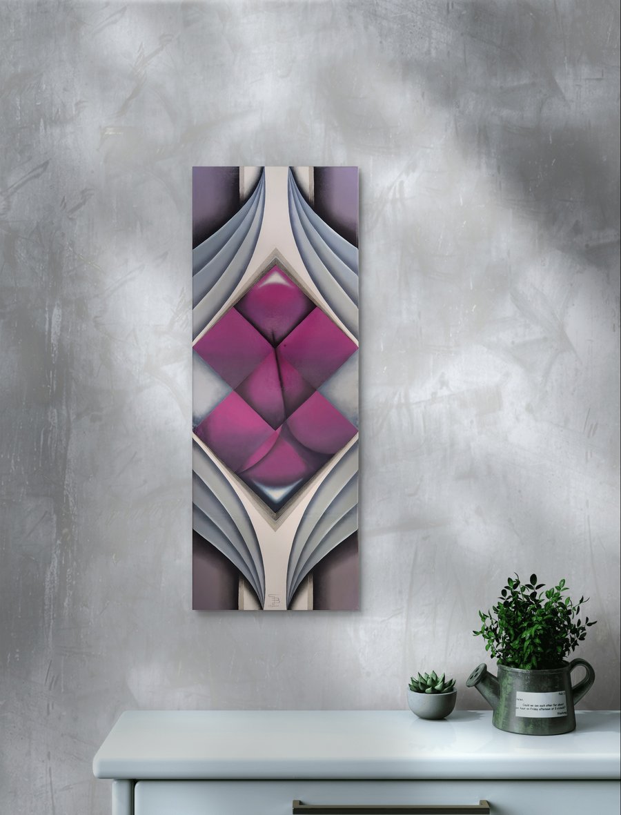 Feminine 1 original painting handmade by CREATOM