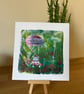Original Mono print. Title: Are we nearly there! Or was it Left or Right   - Image 3