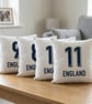Unique England Fan Cushion Covers Set of 4, It's Coming Home Football Gift 45cm - Image 2