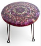 Rose Resin Coffee Side End table - Image 4