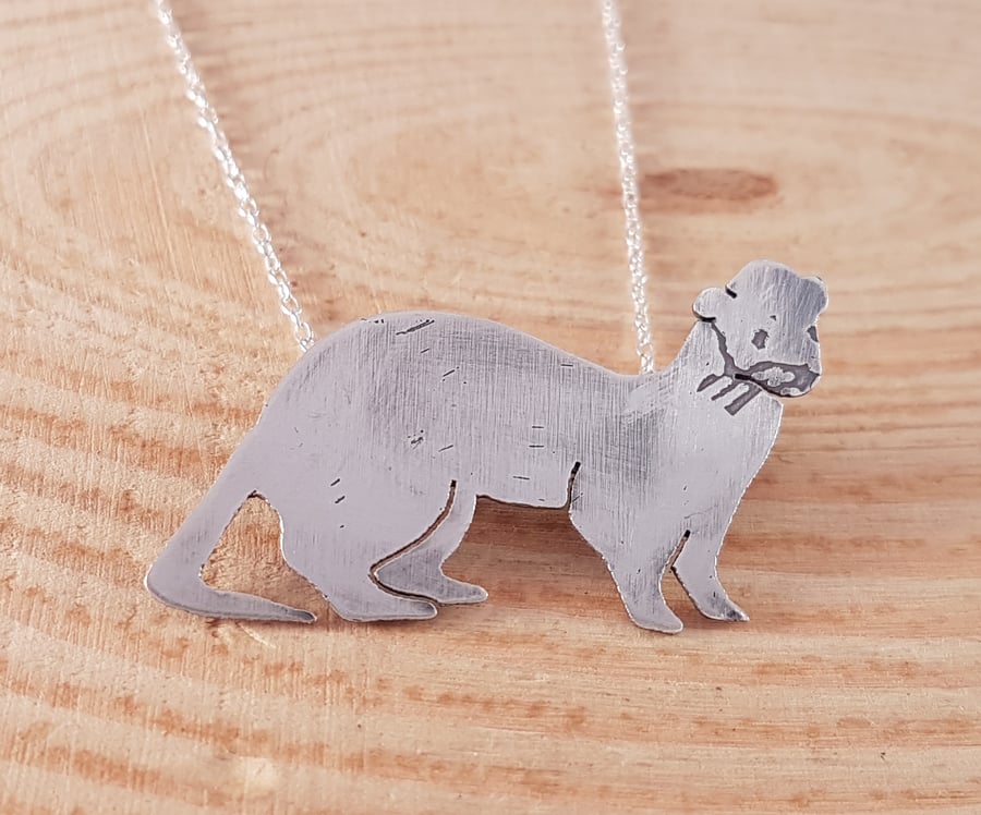 Ferret necklace hot sale