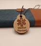 Medical or Dementia NFC Pendant  Necklace. Maple Wood, durable and waterproofed.