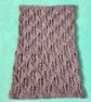 Cowl, Snood, Neckwarmer, Handspun, Knitted, Supersoft, Lacy, Grey, Merino Wool - Image 4