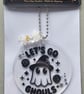 Handmade Acrylic Halloween Ghost & Gonk Keyrings - Image 10