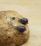 Purple Lepidolite cone earrings. Libra jewellery - Image 3