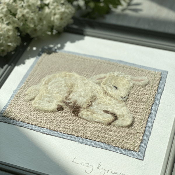 Needle Felted Lamb