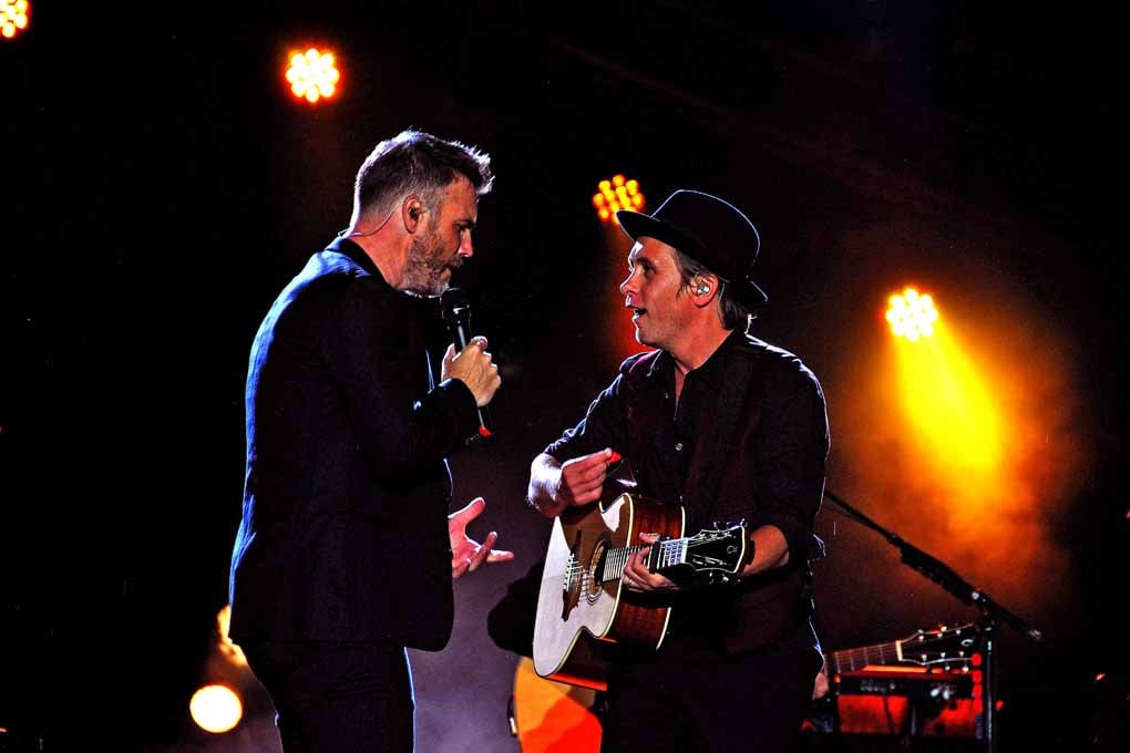 Take That Gary Barlow And Mark Owen Photograph Print