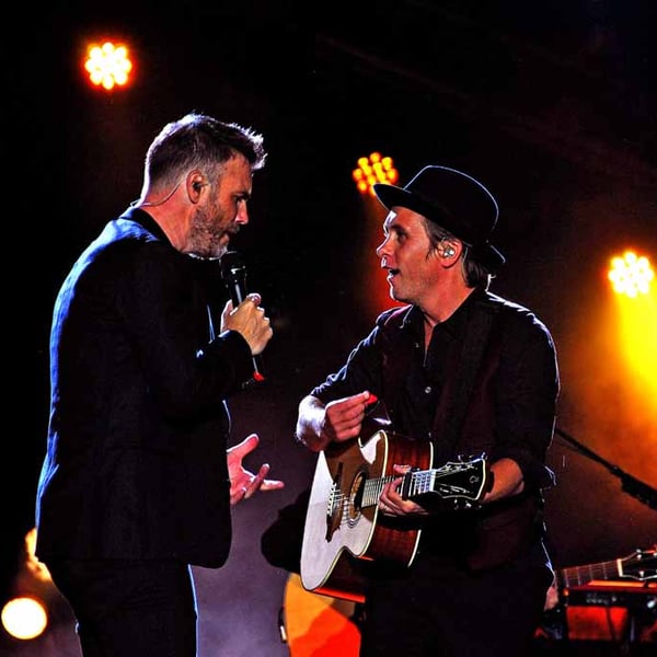 Take That Gary Barlow And Mark Owen Photograph Print