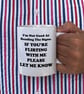 Funny Autism Meme Mug – “I’m Not Good at Reading Signs” Neurodivergent Humour