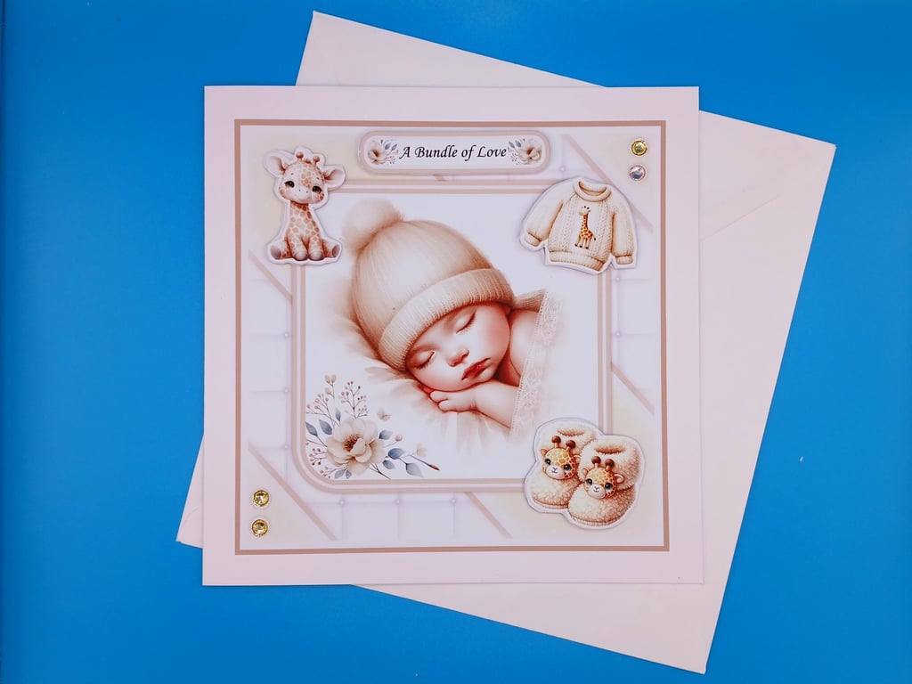 New Baby Card, Baby Shower